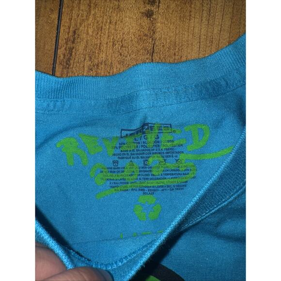 Asspizza Yu-Gi-Oh! Revived Bats T-Shirt Blue Large 21x29 Streetwear Designer Tee - Picture 4 of 4